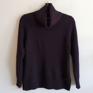 DKNY Black Turtleneck Knit Sweater